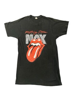 Vintage 80s Rolling Stones "At The Max" Single Stitch Band T-Shirt
